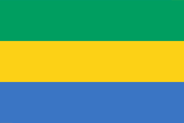 Drapeau Gabon